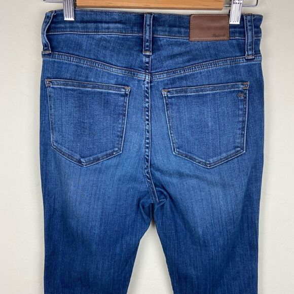 Madewell 10” High-Rise Skinny Button-Fly Raw Hem Jeans - Picture 7 of 8